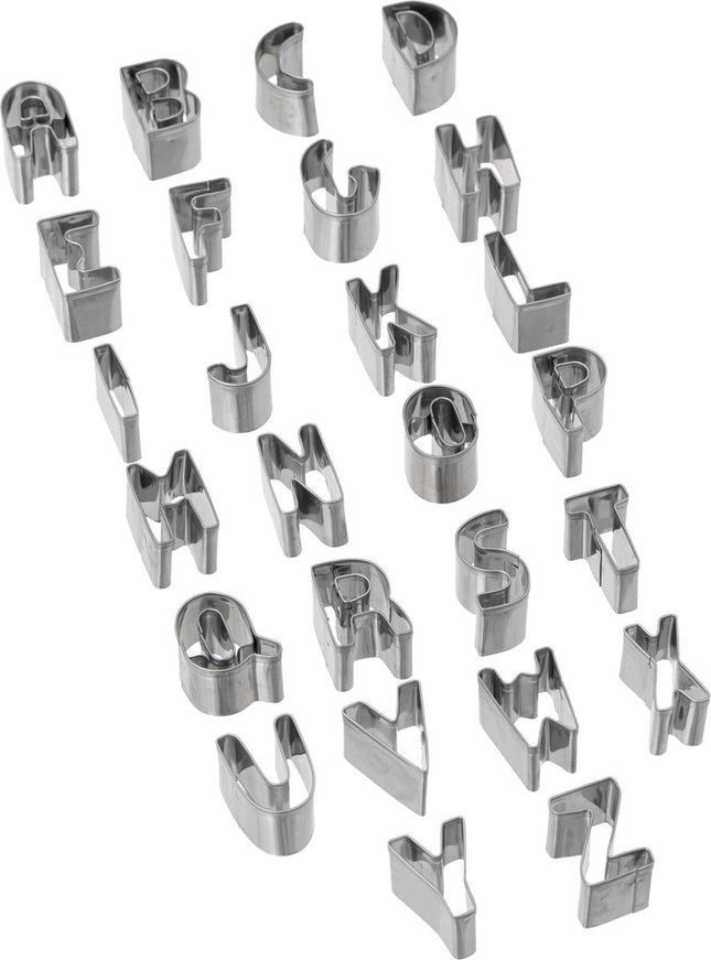 Emporte-pièces/Découpoirs Inoxydables - Lot de 35 pièces - Argent