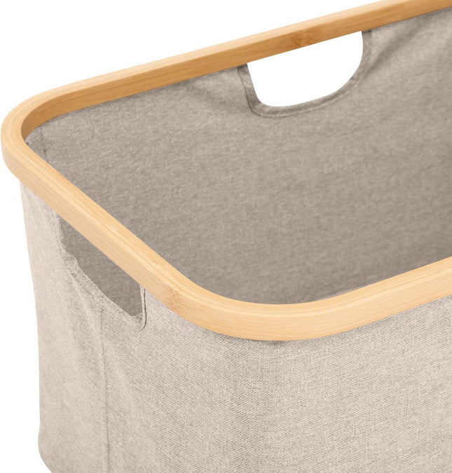5Five Tidybox Panier à linge pliable 54L - 57x37x27cm - Gris