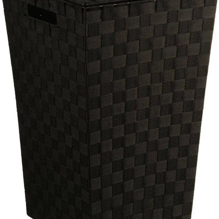 Panier à linge en rotin tressé - 57 litres - 33 x 33 x 53 cm - avec couvercle