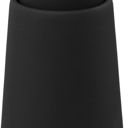 Distributeur de savon/pompe à savon en céramique - noir - 250 ml