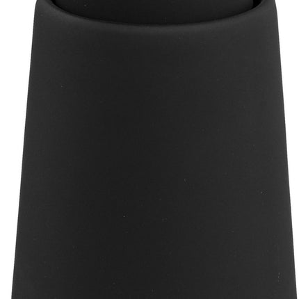 Distributeur de savon/pompe à savon en céramique - noir - 250 ml