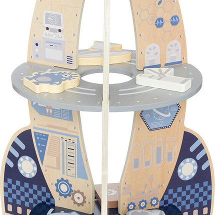 Atmosphera Kids Jouet en bois fusée - 42x42x60cm - Multicolore