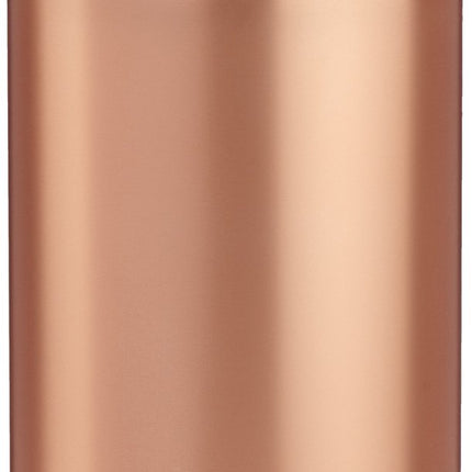 Poubelle à pédale Berilo - couleur cuivre - métal - 12 litres - corbeille à papier