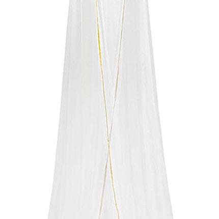 Klamboe / bedhemel hoogte 230 cm kleur wit / goud - Kinderkamer Prinsessen