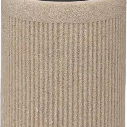 5Five Brosse WC avec support Onyx - beige/noir - polystone - 40 x 9 cm