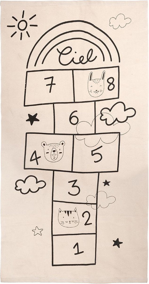 Kinderteppich Völkerball, 80 x 150 cm