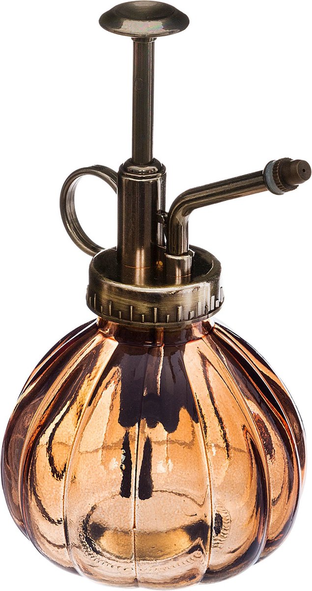 Vaporisateur en verre vintage Ø 8 x 16 cm cuivre - Atmosphera