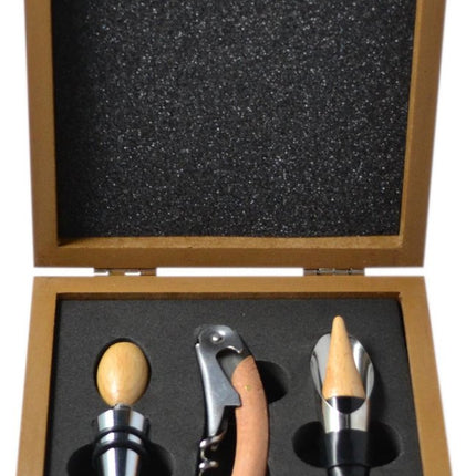 Secret de Gourmet - Set de sommelier - coffret cadeau - 4 pièces