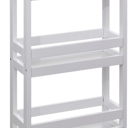 5Five Smalle keukentrolley 3 niveaus wit