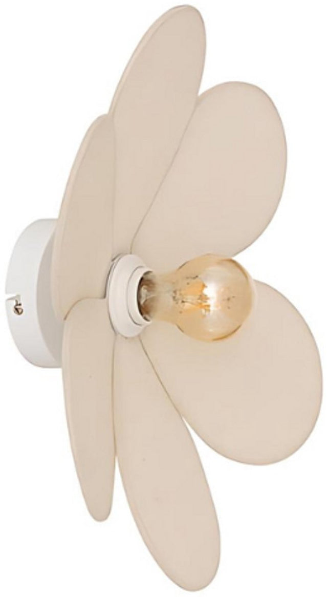 Atmosphera Naya Applique Murale Fleur - Ø40xH12cm - Beige
