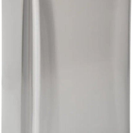 5Five Poubelle/poubelle à pédale automatique - avec capteur de mouvement - argent - métal - 40 litres - 33 x 24 x 66 cm