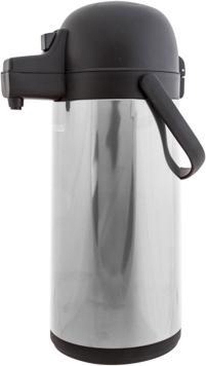 Thermos Airpot pump vacuum flask with push button - 1.9 liters - Silver-colored