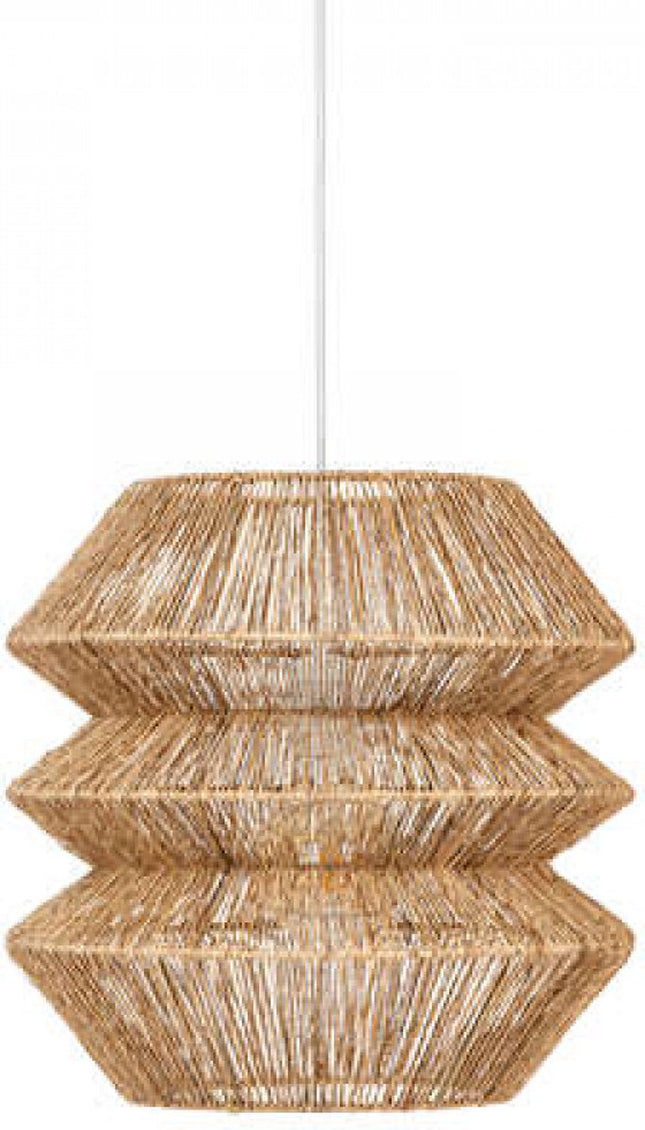 Atmosphera Suspension Jute Ø38xH30cm - Marron