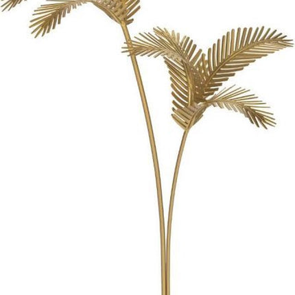 Atmosphera Créateur d'intérieur® - Decoratieve palmboom van goudkleurig metaal H82,5