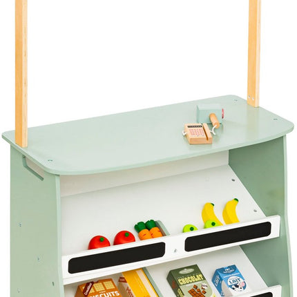 Atmosphera Kids Magasin de jouets en bois - 60x29x99cm - Vert clair