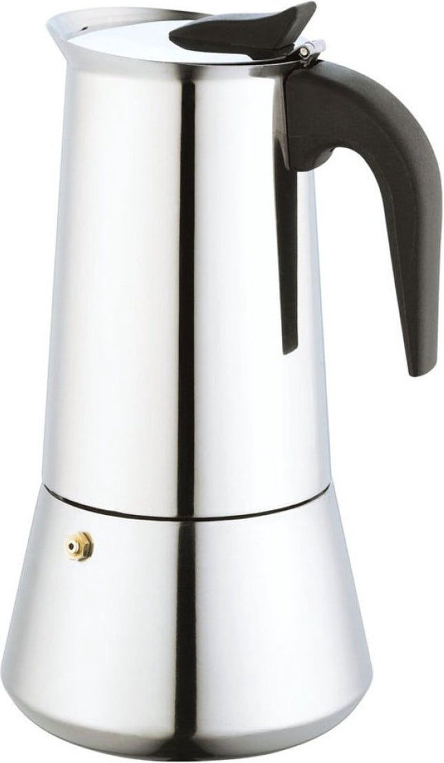 KINGHOFF Cafetière à expresso en acier inoxydable – 6 tasses