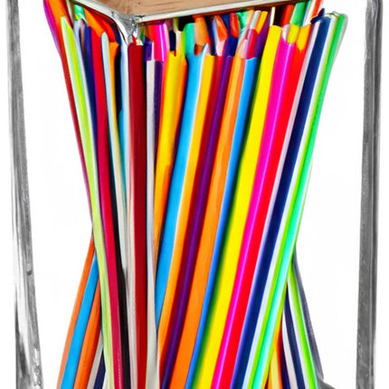 5Five Pot de rangement alimentaire/articles - Verre avec couvercle en bois - 2000 ml - Avec fermeture hermétique