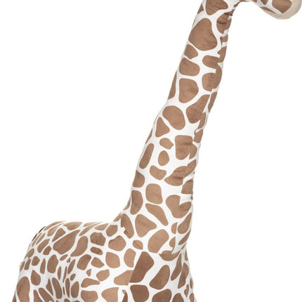 Atmosphera Girafe en peluche douce - motif tacheté - 100 cm - Extra grande