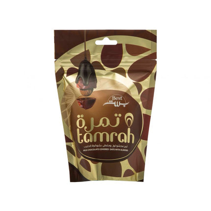 Dattes au chocolat au lait et aux amandes