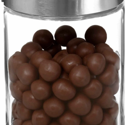 Secret de Gourmet Boîte de conservation - 1,2L - verre - couvercle en acier inoxydable - 750 ml - avec couvercle hermétique