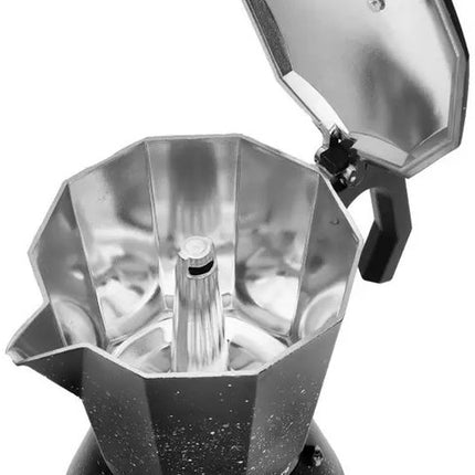 Klausberg KB7161 Machine à expresso - Design Marbre Noir (12 Tasses) - Compatible toutes sources de chaleur