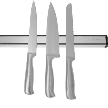 Klausberg KB7247 Magnetisch Messenrek - Ruimtebesparend Wandrek voor Messen en Metalen Keukengerei