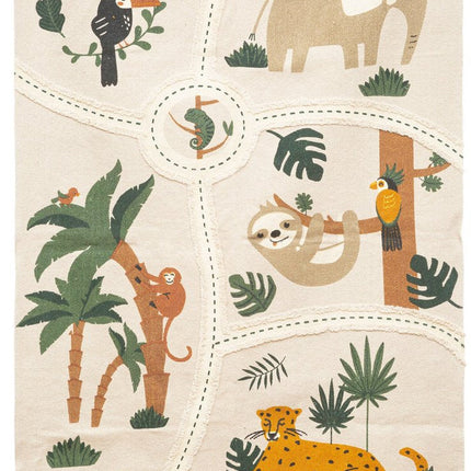 Tapis Atmosphera kids Jungle - 100 x 150 cm - Coton