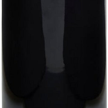 Vase Lidy 20 cm - Noir - Diamètre 14 cm - Décoration d'intérieur - Vase à fleurs - Transparent - Verre - Noir