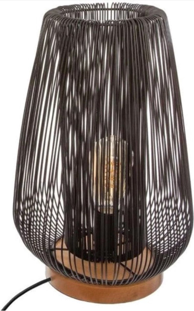 Lampe de table Noda - Fil Métallique Noir - 40.5 cm
