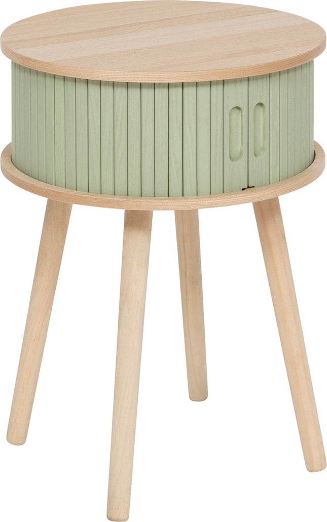 Atmosphera Nysos Chevet 2 Portes - Ø40xH54cm - Vert Patine