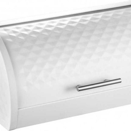 Boîte à pain en acier - blanc - diamant