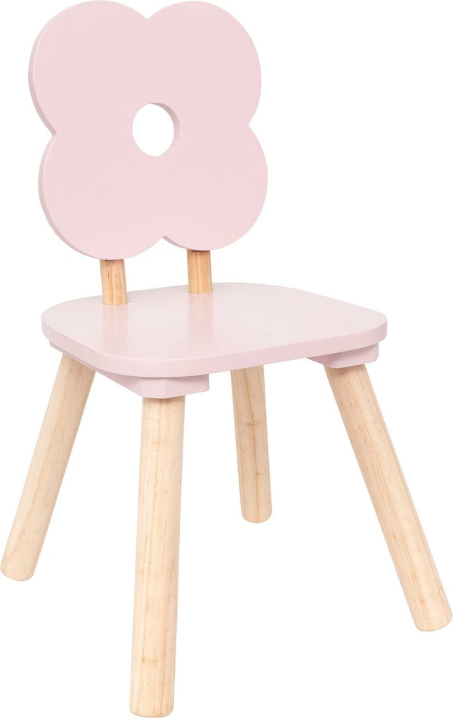 Atmosphera Kids Chaise enfant fleur - 27x27x48cm - Rose