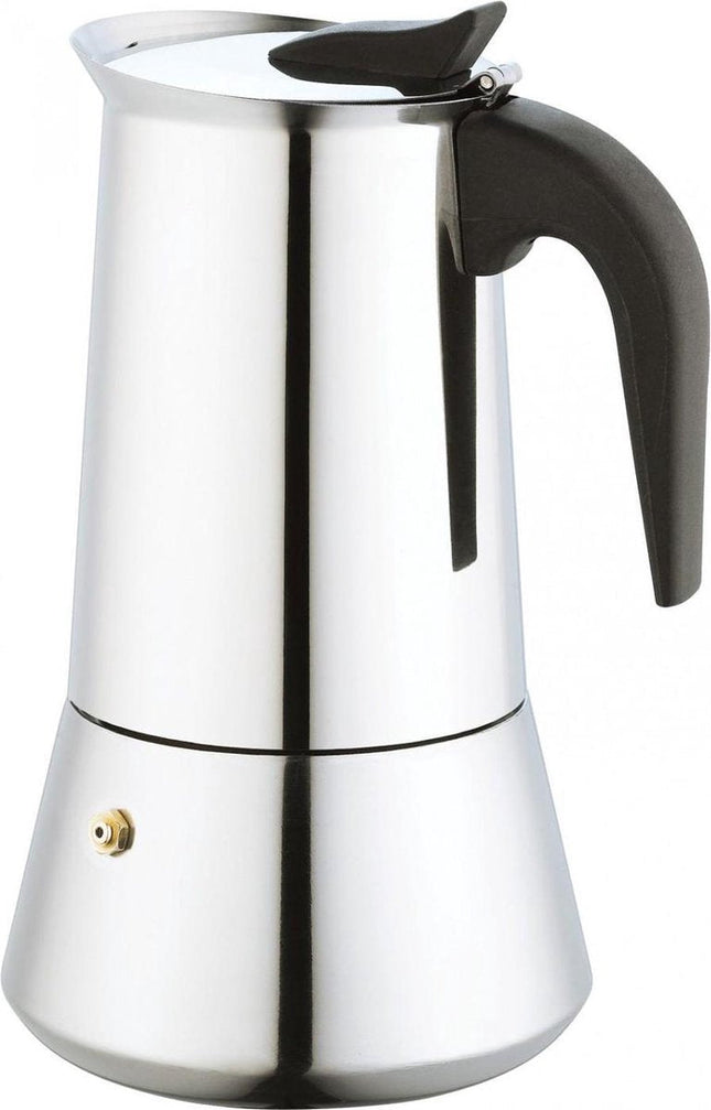 KINGHOFF Cafetière à expresso en acier inoxydable - pour 9 tasses d'expresso