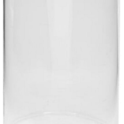 Vase Lidy 20 cm - Transparent - Diamètre 14 cm - Décoration d'intérieur - Vase à fleurs - Verre transparent