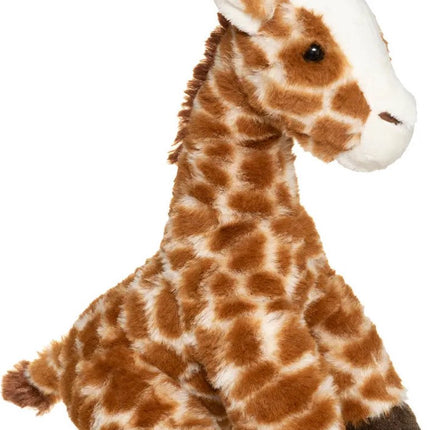 Atmosphera Peluche Girafe Carmen - Tissu doux en peluche - Peluches animaux sauvages - Marron - 32 cm