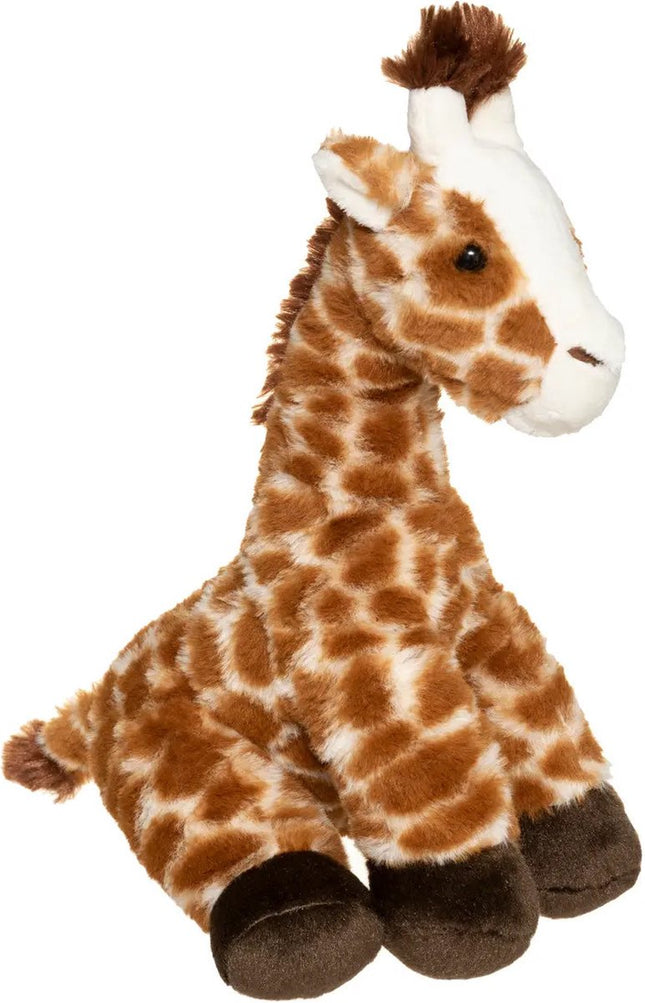 Atmosphera Peluche Girafe Carmen - Tissu doux en peluche - Peluches animaux sauvages - Marron - 32 cm