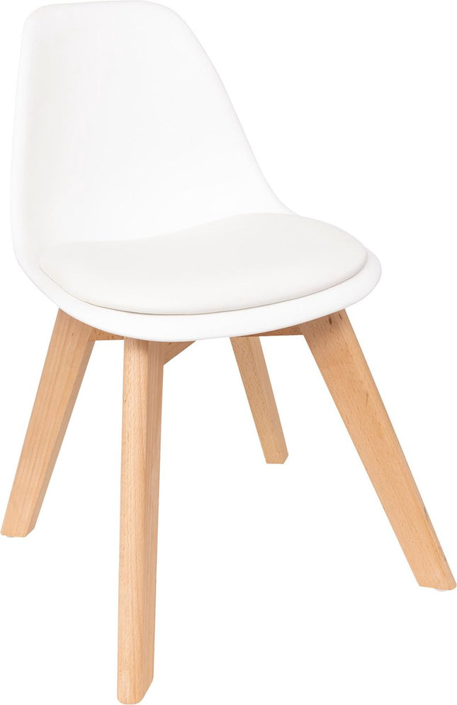 Atmosphera Kids Mini Baya - Chaise enfant - 55x31x39cm - Blanc