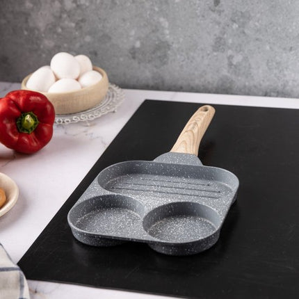 Klausberg 7817 - Poêle à œufs - burgers - crêpes - Gris - Antiadhésive