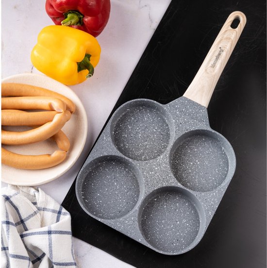 Klausberg 7822 - Pan for Eggs - burgers - pancakes - Grey - Non-stick pan