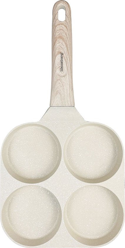 Klausberg 7823 - pan voor Eieren - burgers - pannenkoeken - Creme - Anti-aanbakpan