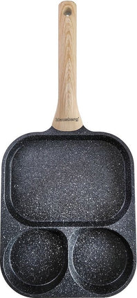 Klausberg 7827 - Poêle à œufs - burgers - crêpes - Noir - Revêtement antiadhésif