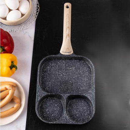 Klausberg 7827 - Poêle à œufs - burgers - crêpes - Noir - Revêtement antiadhésif