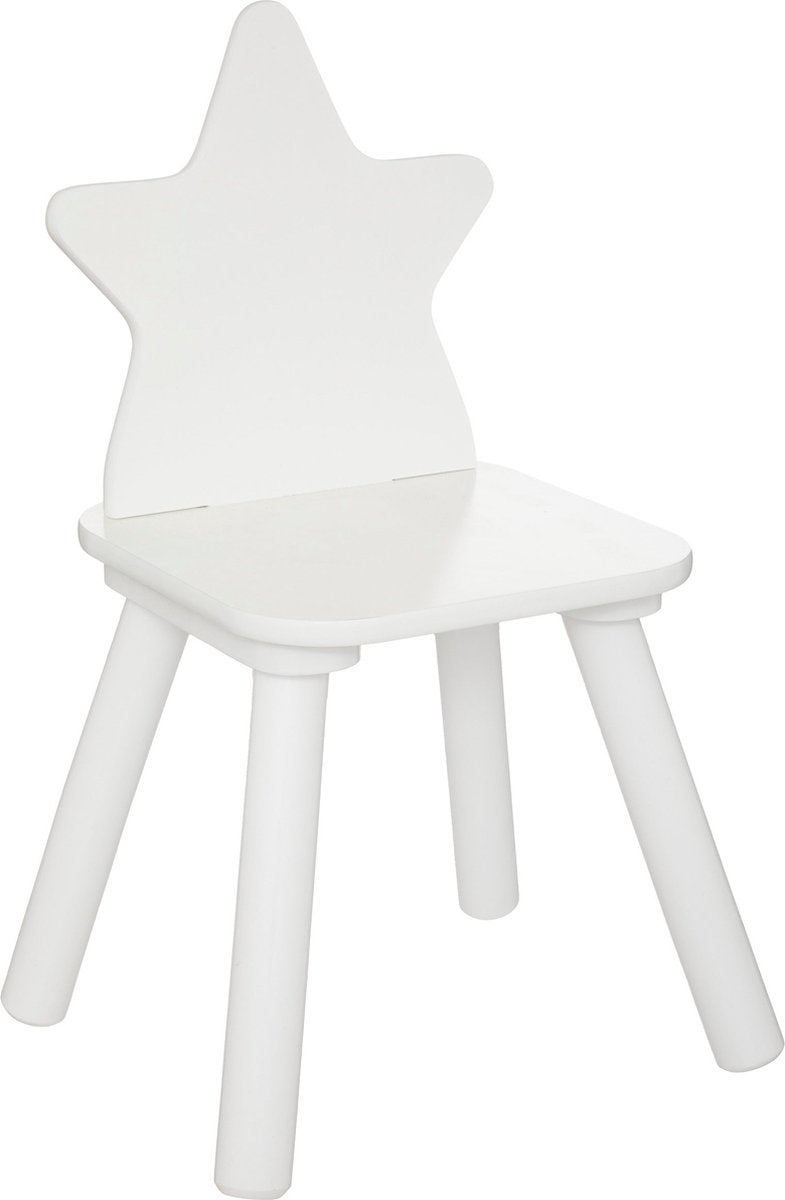 Atmosphera Kids Sweet star children's chair - White