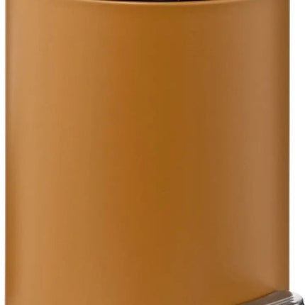 5Five Poubelle Élégante & Compacte - Fermeture Silencieuse - 3L - Cognac