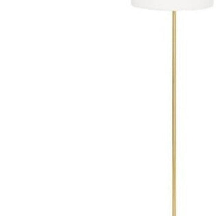 Atmosphera Lampadaire Tina bouclé Ø37xH150cm - E27, non compris - Or