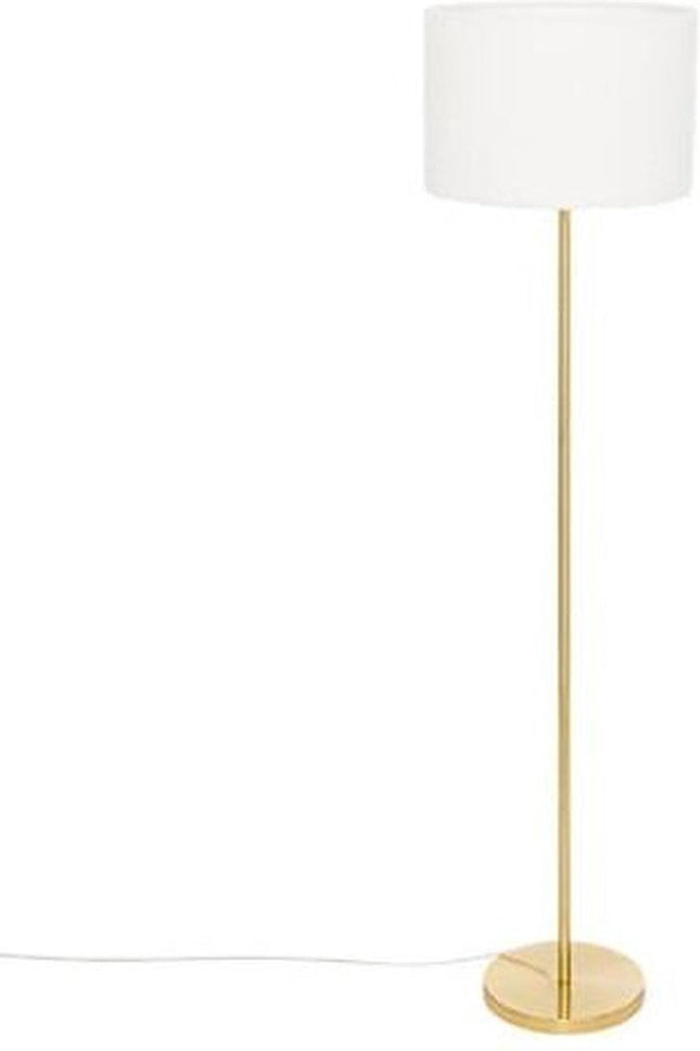 Atmosphera Lampadaire Tina bouclé Ø37xH150cm - E27, non compris - Or