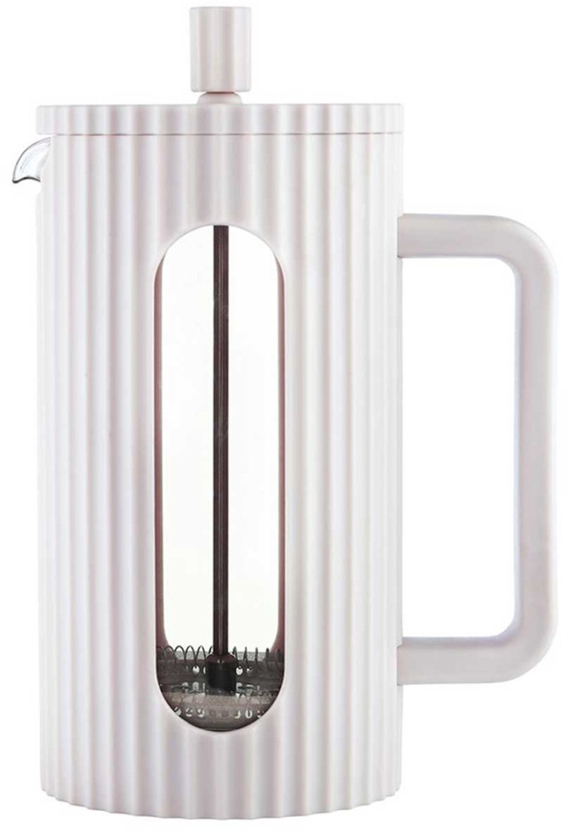 KOLBEN-KAFFEE- / TEEBEREITER 1000 ml KLAUSBERG KB-7753 WEISS