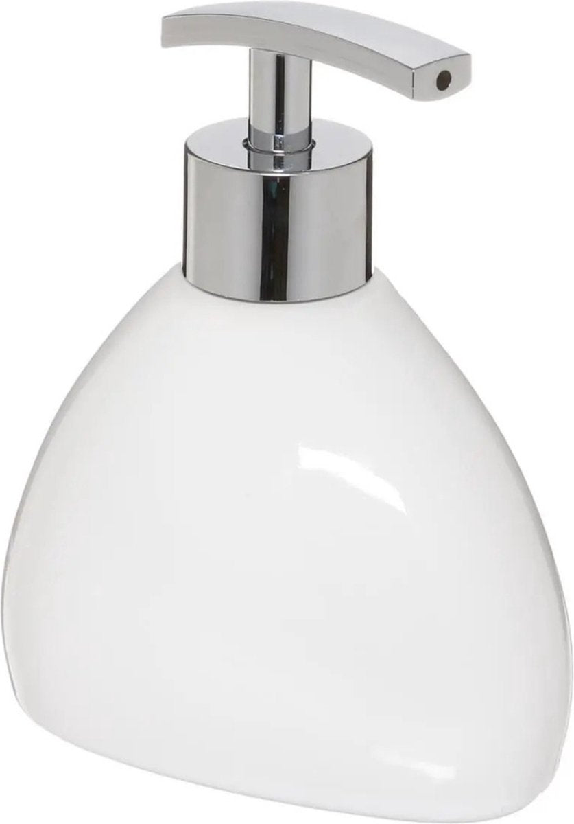5Five - Toilet brush with holder - white - Soap dispenser 300 ml