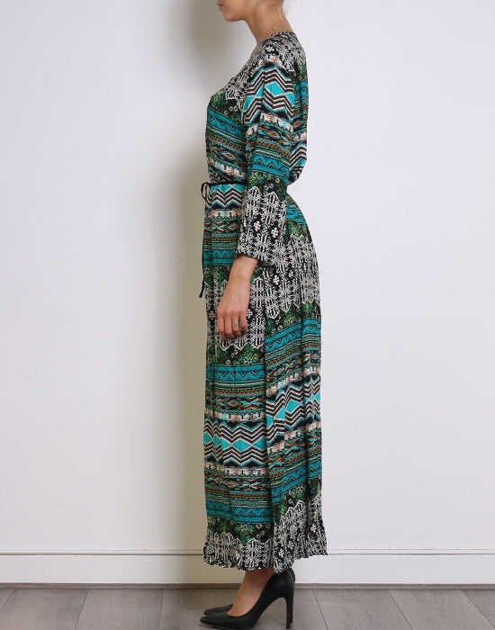 Maxikleid mit Allover-Print