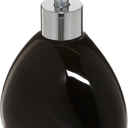 5Five Distributeur de savon en céramique - noir - 300 ml